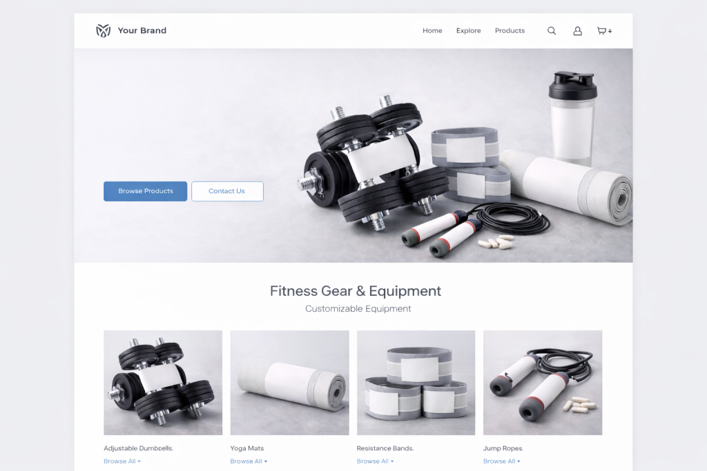pparel website example